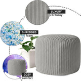 Oval Shape Foot Rest Stool Pouffe Footstools