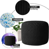 Oval Shape Foot Rest Stool Pouffe Footstools
