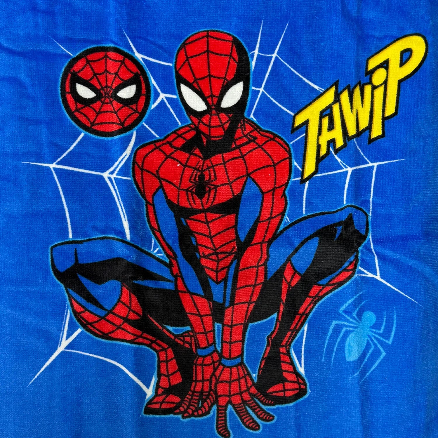 Disney Spider Man Kids Hooded Poncho