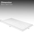 Baby Toddler Travel Cot Bed Mattress Anti Allergy Waterproof With Removable Quilted Washable Cover