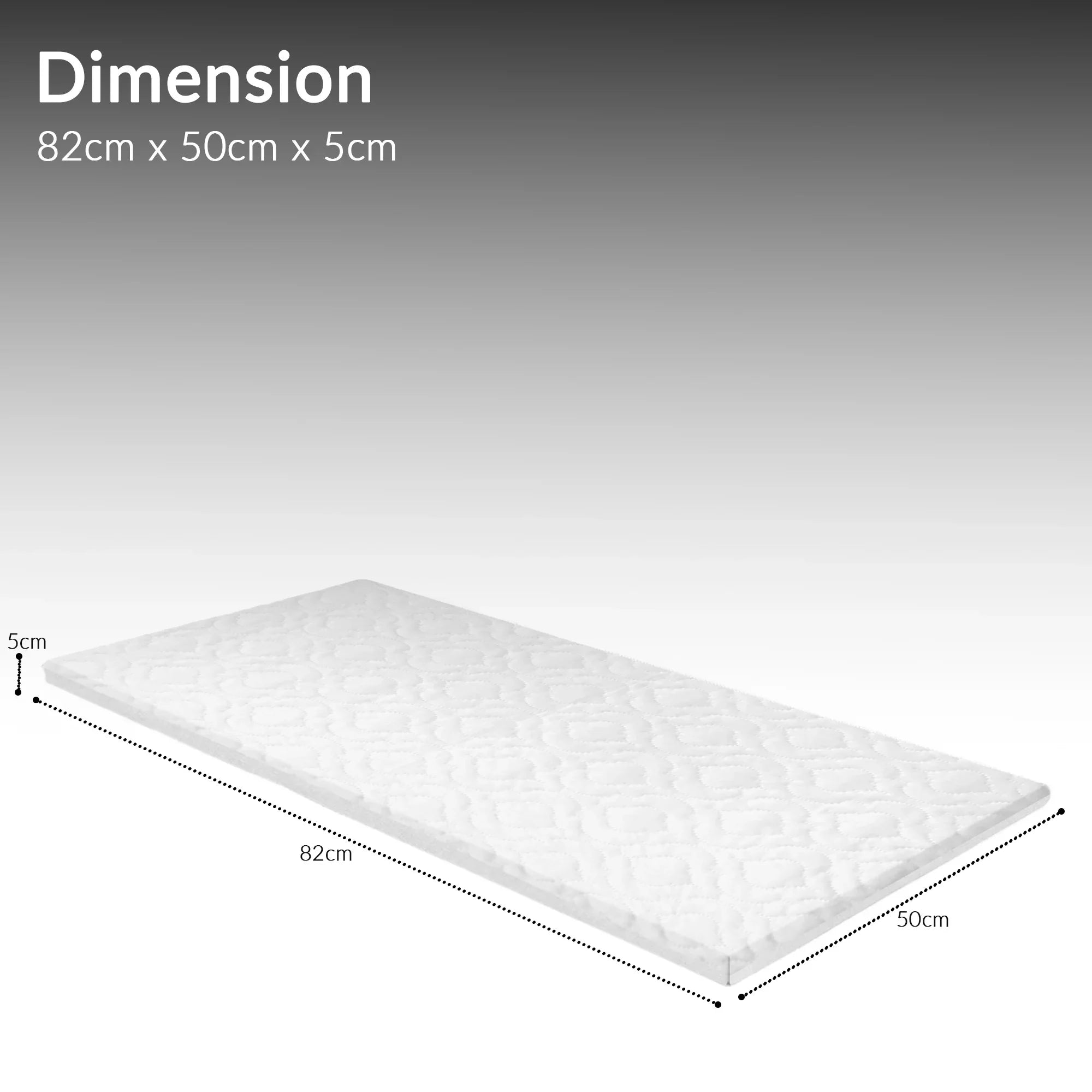 Baby Toddler Travel Cot Bed Mattress Anti Allergy Waterproof With Removable Quilted Washable Cover