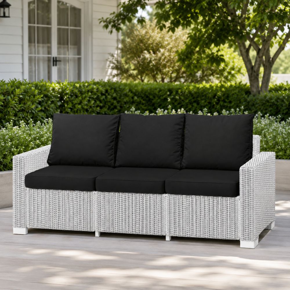 3 Seater Keter Allibert California Cushion Pad with Pillow