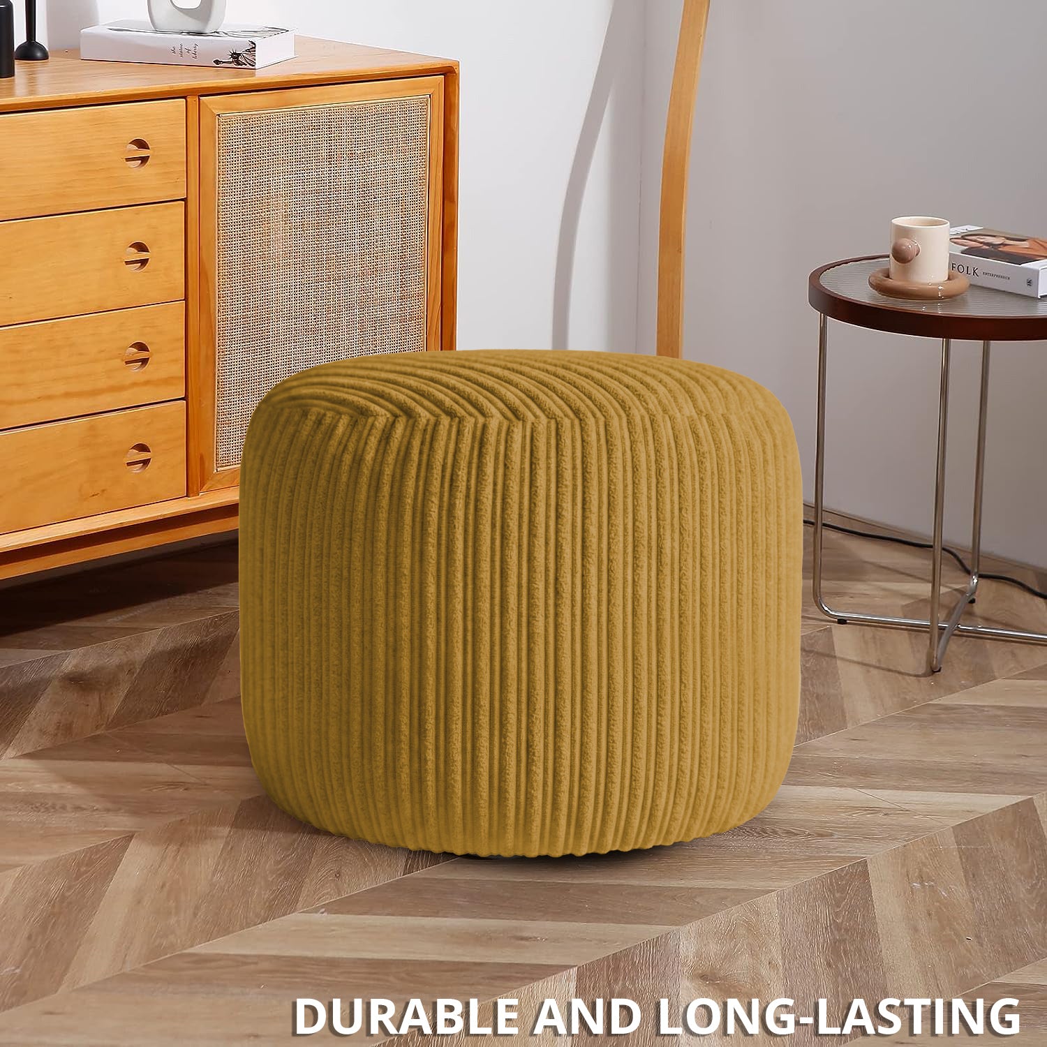 Oval Shape Foot Rest Stool Pouffe Footstools