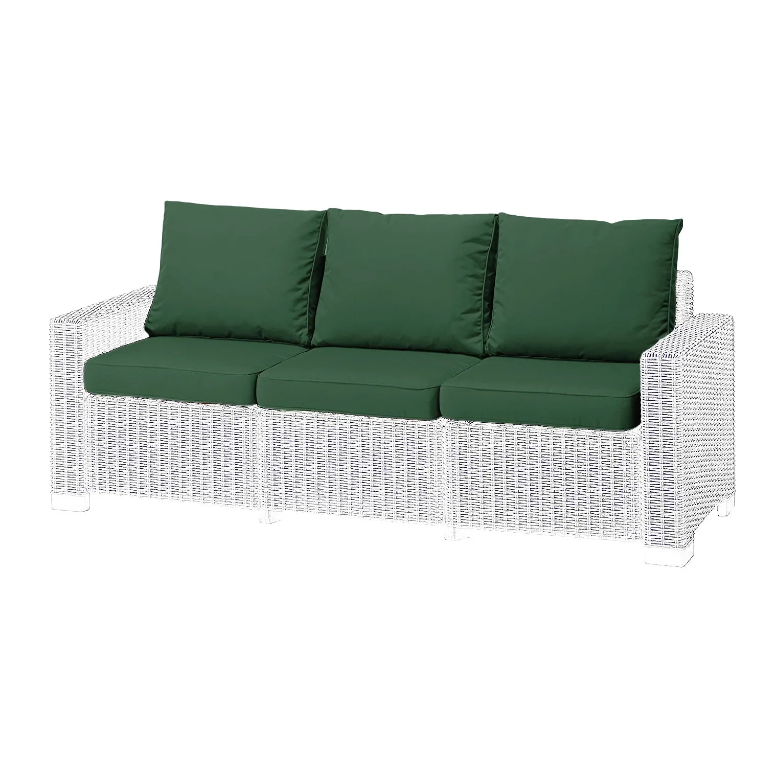 3 Seater Keter Allibert California Cushion Pad with Pillow