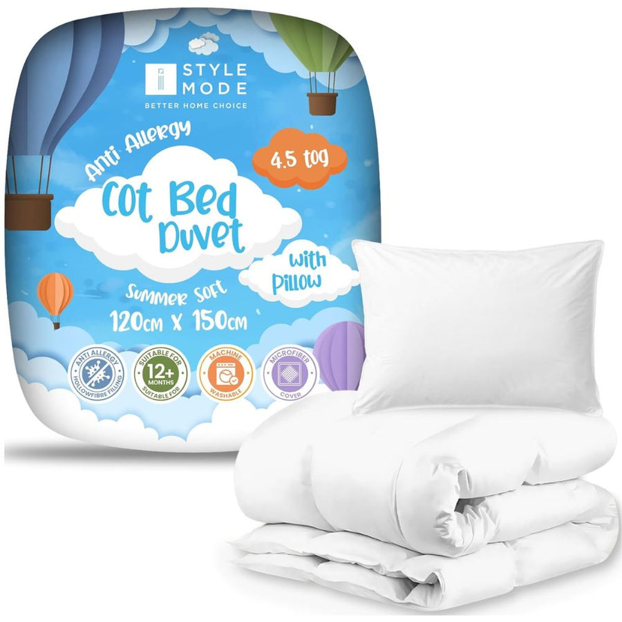 Cotton Cot Duvet & Pillows For Toddlers