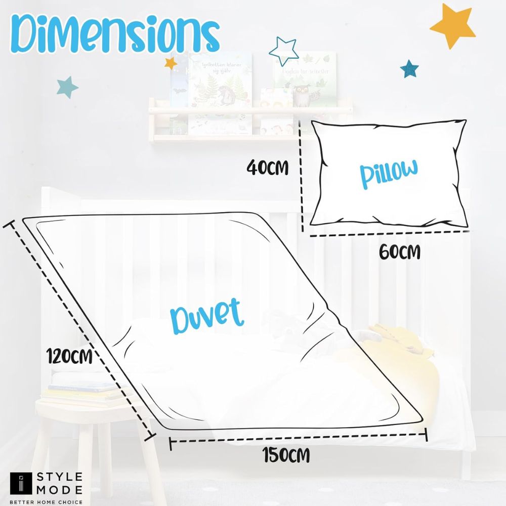 Cotton Cot Duvet & Pillows For Toddlers