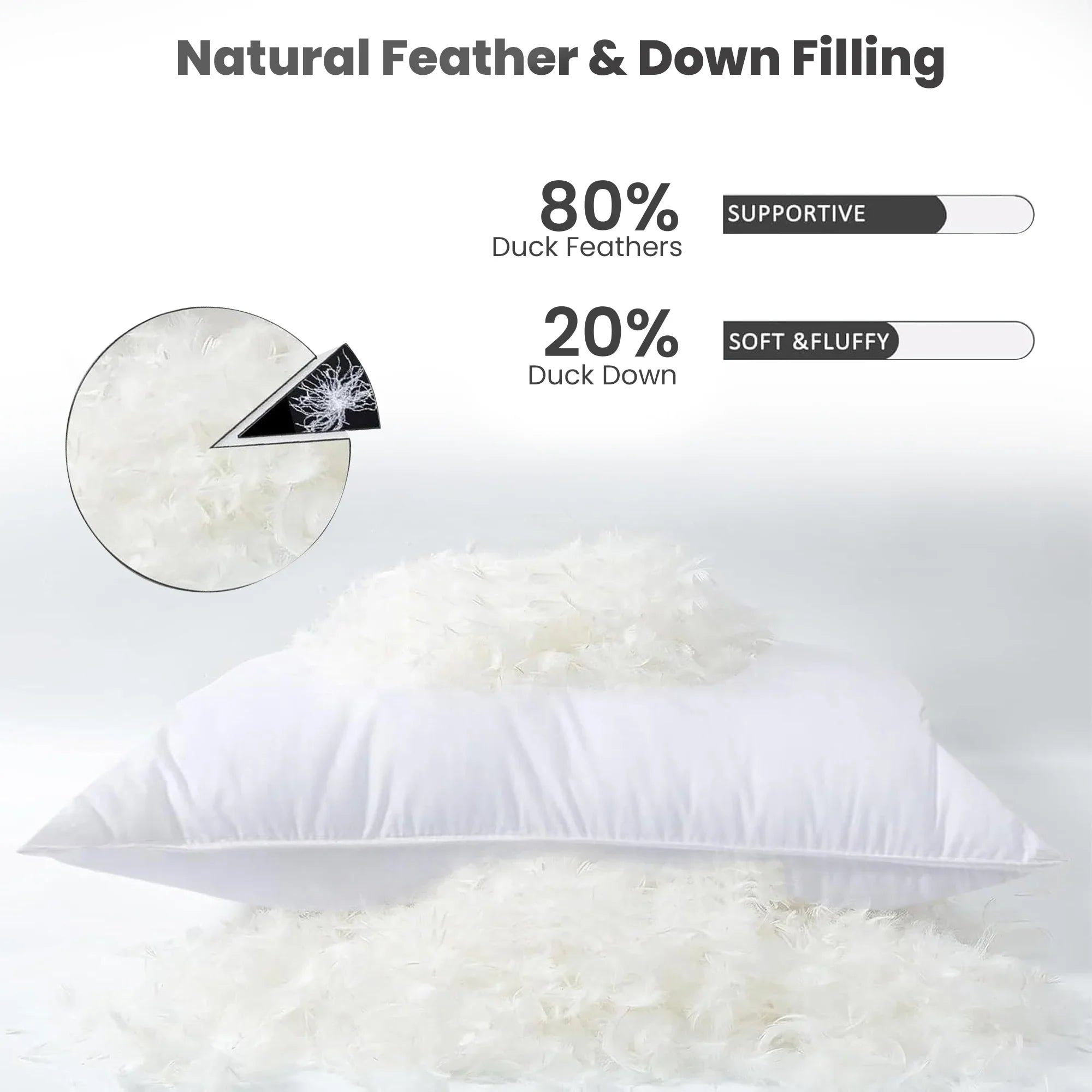 Duck Feather & Down Pillows
