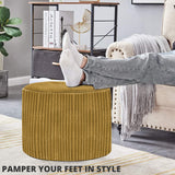 Oval Shape Foot Rest Stool Pouffe Footstools