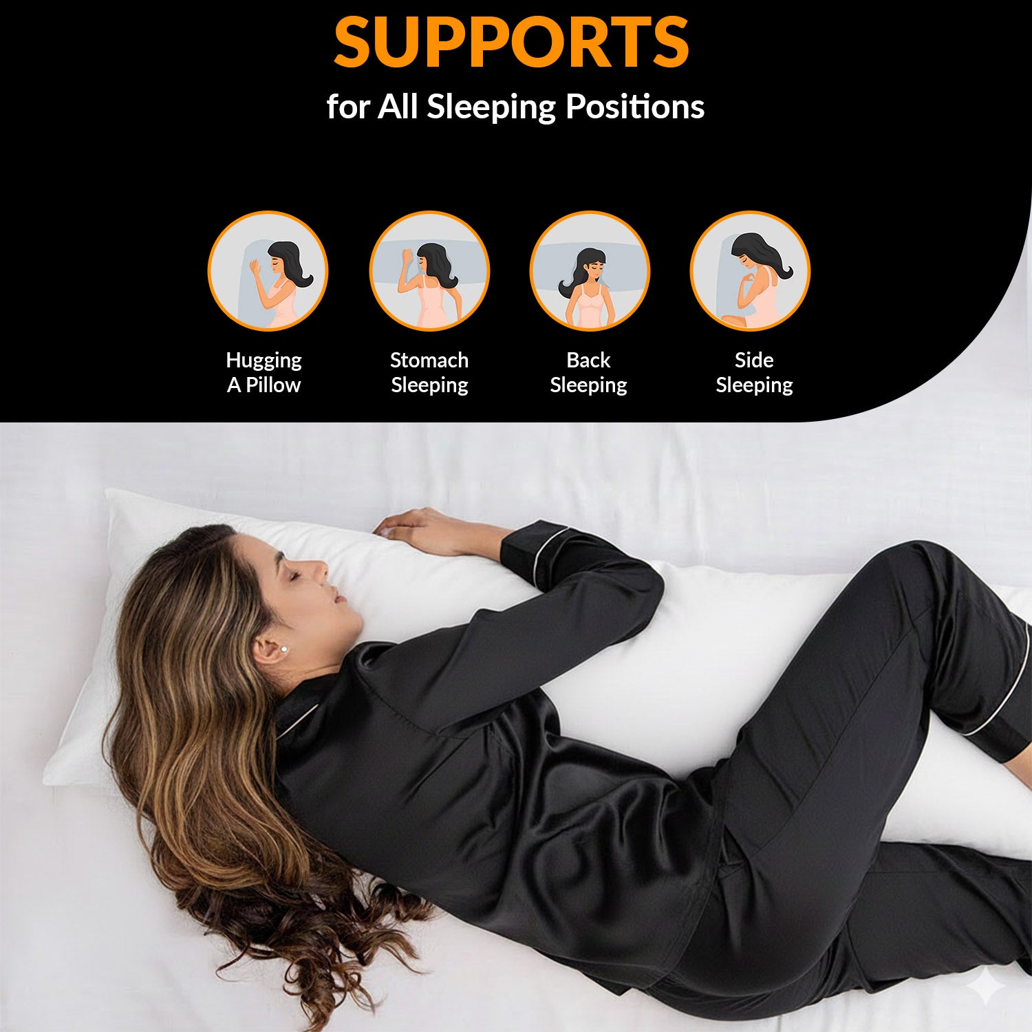 Bolster Pillow For Maternity Pregnancy