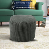 Oval Shape Foot Rest Stool Pouffe Footstools