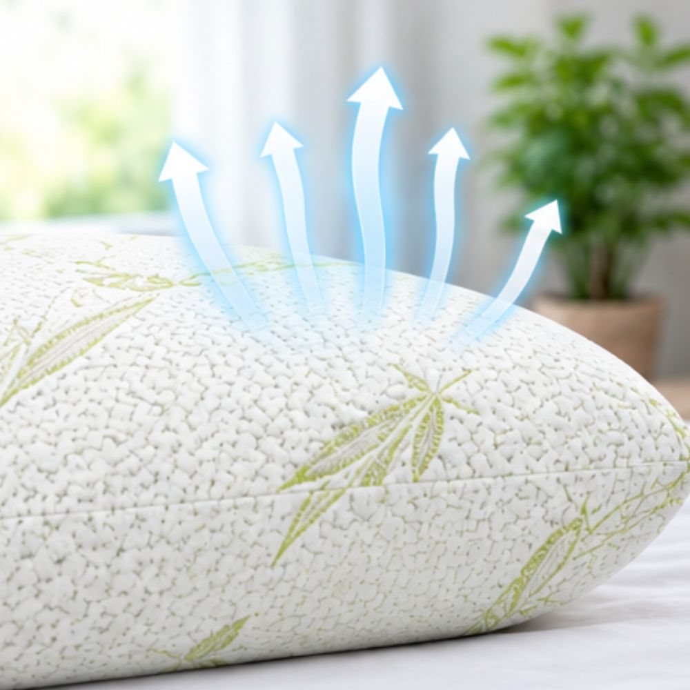 iStyleMode Premium Bamboo Natural Shredded Memory Foam Pillow