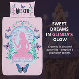 Glinda Elphaba Single Duvet Cover Reversible Design