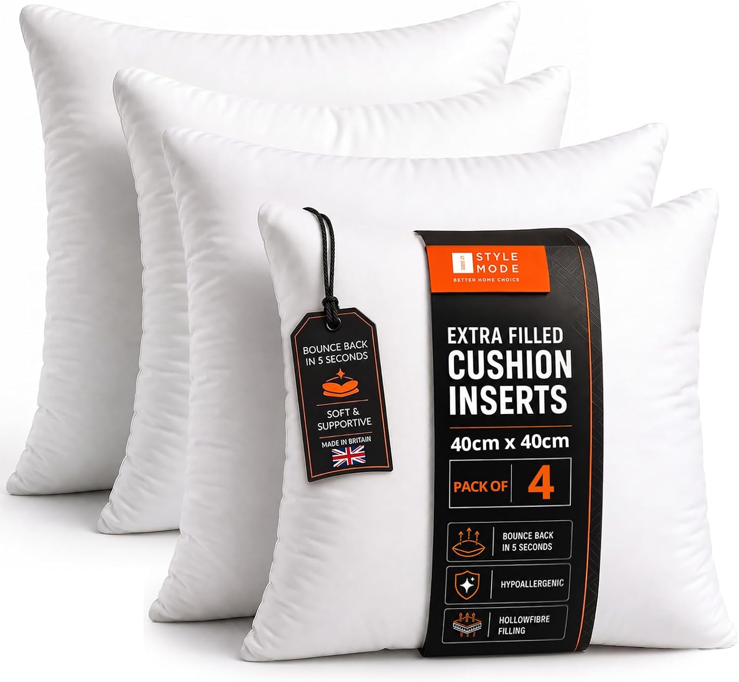 Hollowfibre Cushion Pads