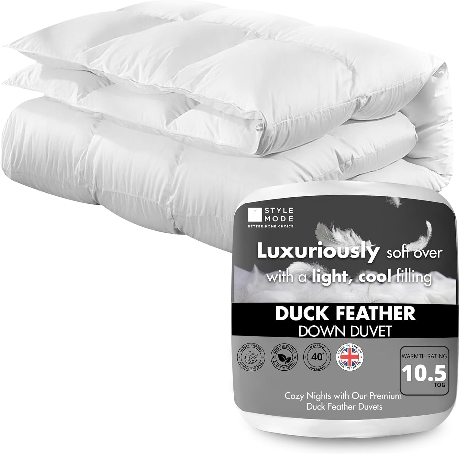Duck Feather & Down Duvet Quilt 10.5 Tog