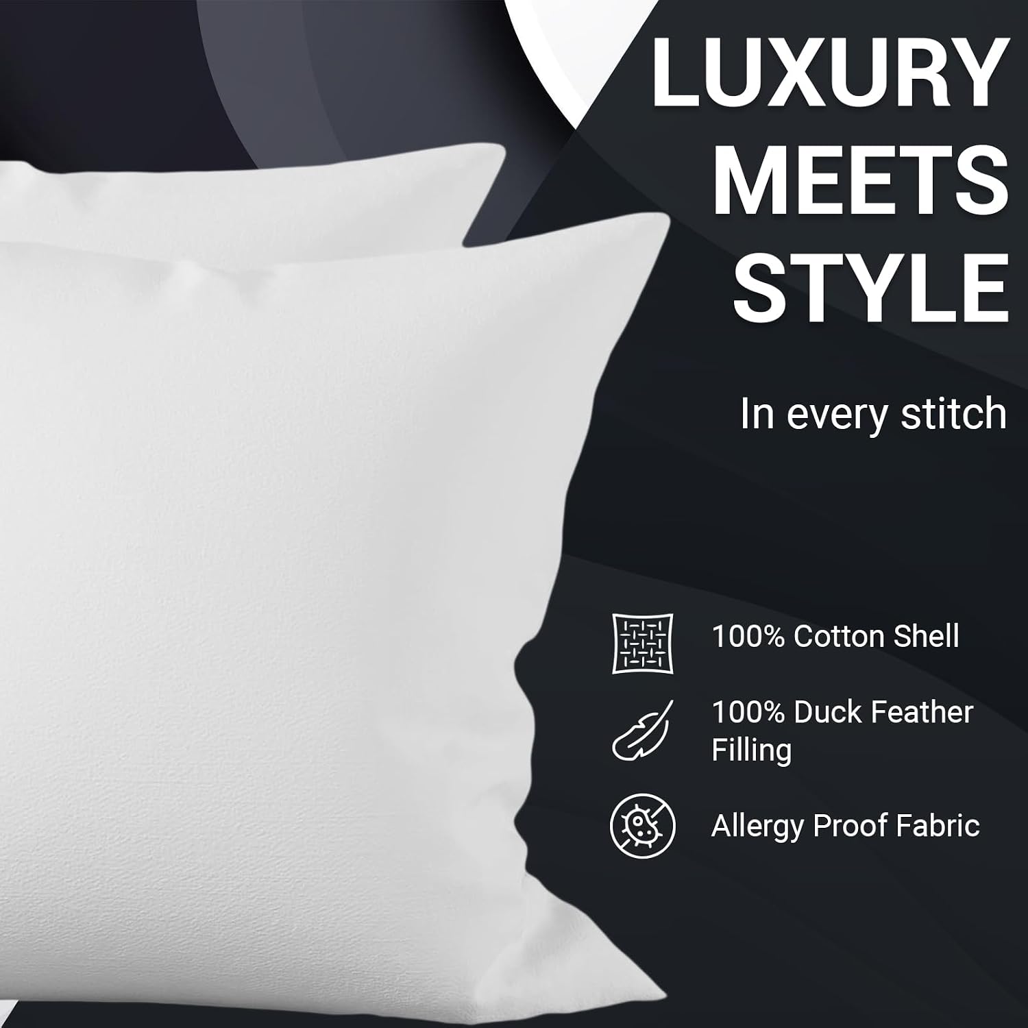 Duck Feather Cushion Pads