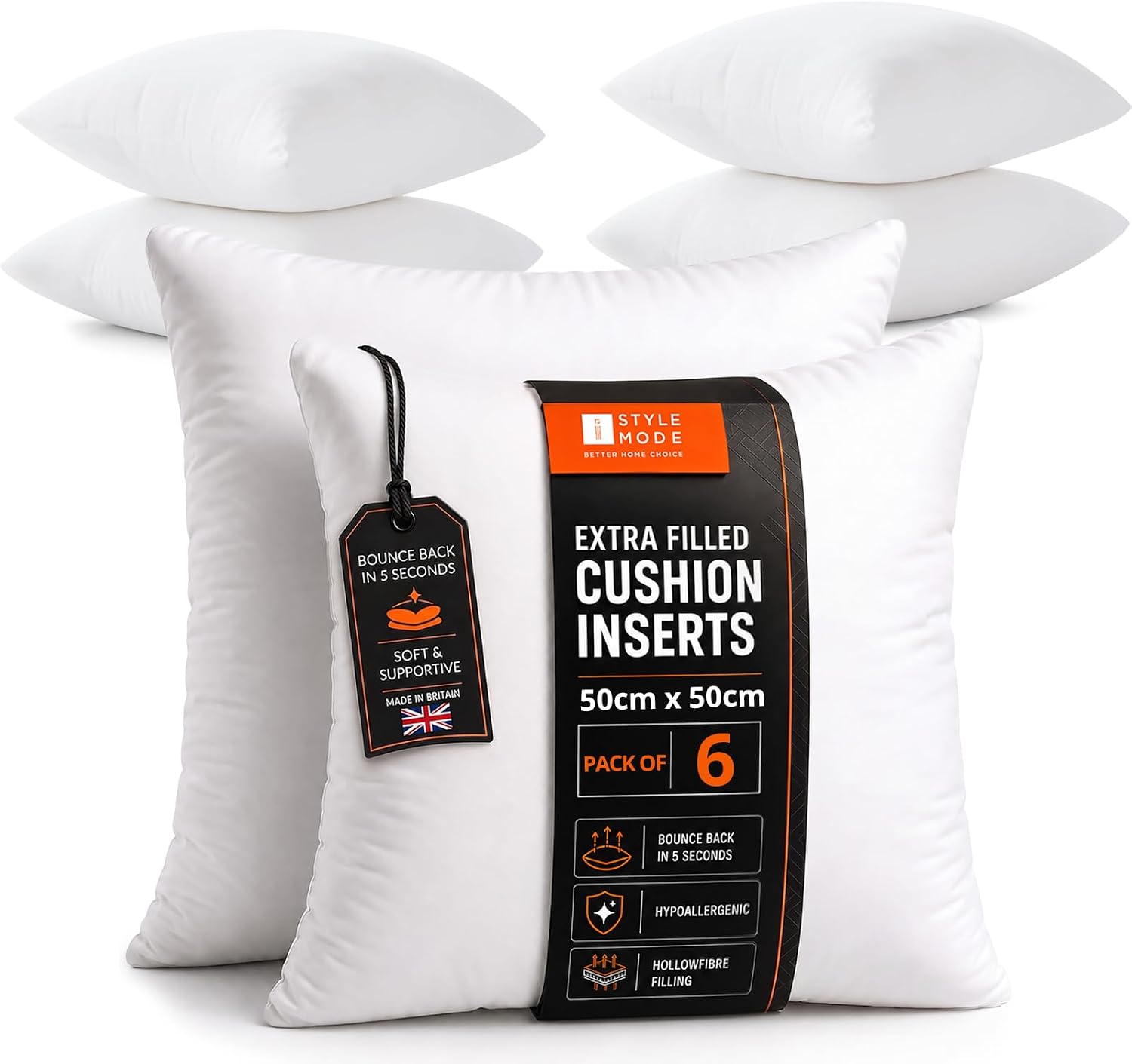 Hollowfibre Cushion Pads