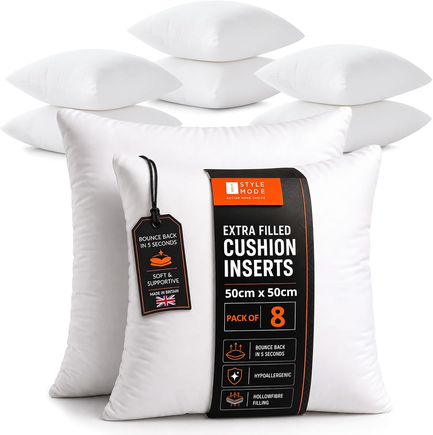 Hollowfibre Cushion Pads