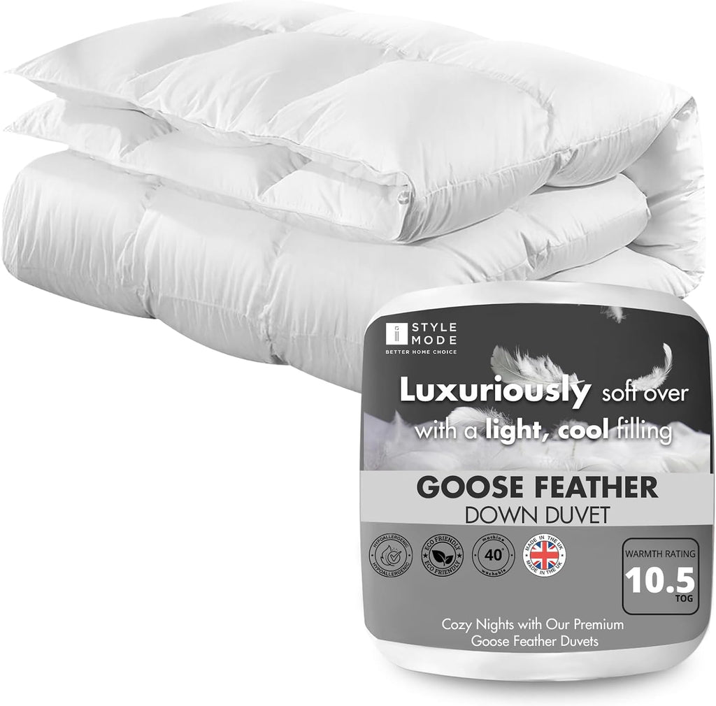Goose Feather & Down Duvet Quilt 10.5 Tog
