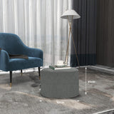 Oval Shape Foot Rest Stool Pouffe Footstools