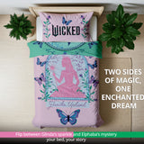 Glinda Elphaba Single Duvet Cover Reversible Design