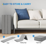 2 in 1 Fold Out Tri-fold Cube Z Bed Mattress