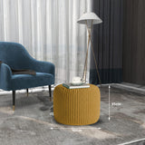 Oval Shape Foot Rest Stool Pouffe Footstools
