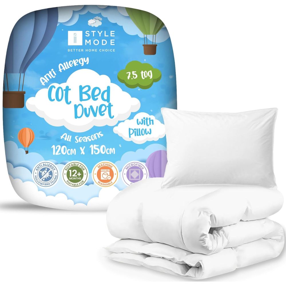 Cotton Cot Duvet & Pillows For Toddlers