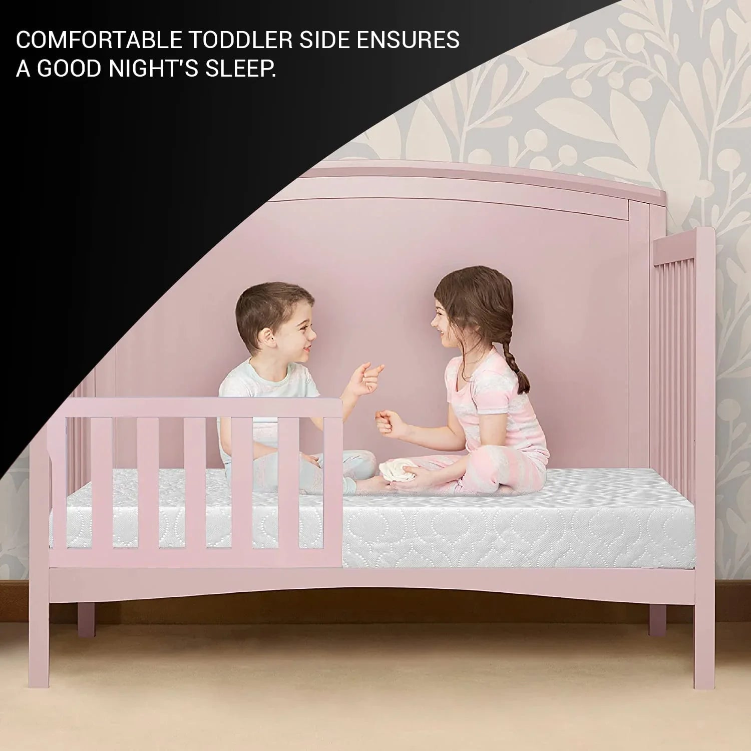 Eco-Friendly Breathable Quilted Fibre Cot Mattress