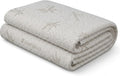 Bamboo Mattress Topper Replacement Cover | Breathable Zipped Reversible Cover | Elasticated Corner Straps