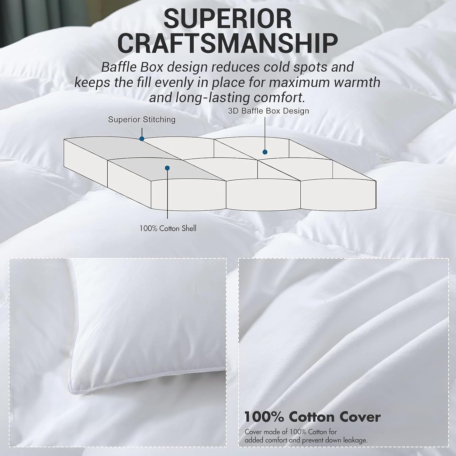 Goose Feather & Down Duvet Quilt 10.5 Tog