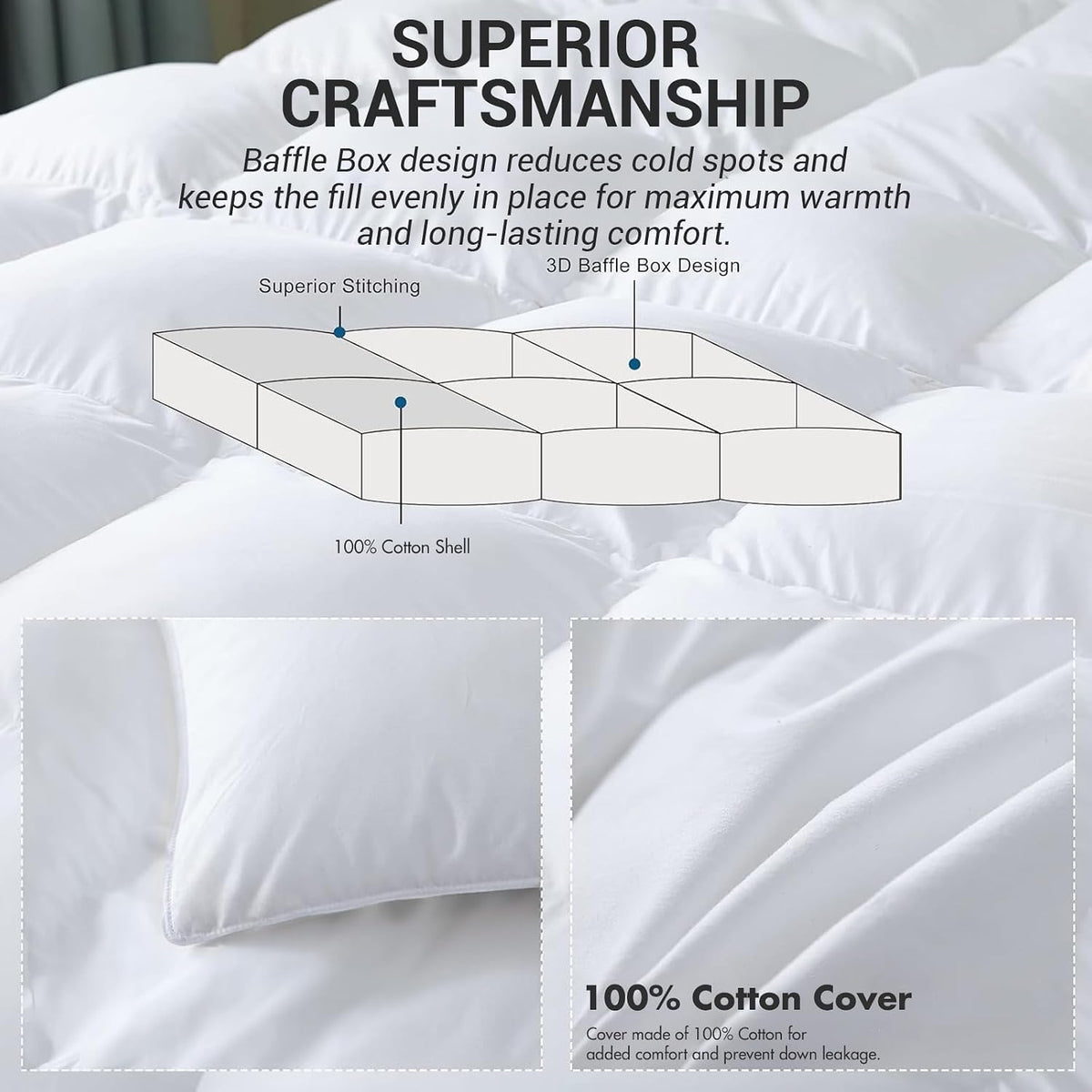Duck Feather & Down Duvet Quilt 13.5 Tog