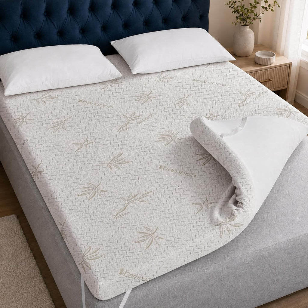Bamboo Memory Foam Mattress Topper