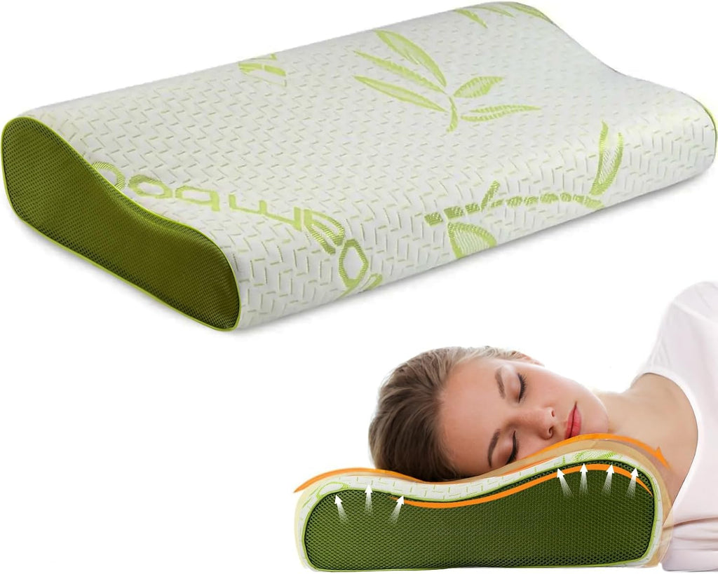 Bamboo Contour Memory Foam Pillow