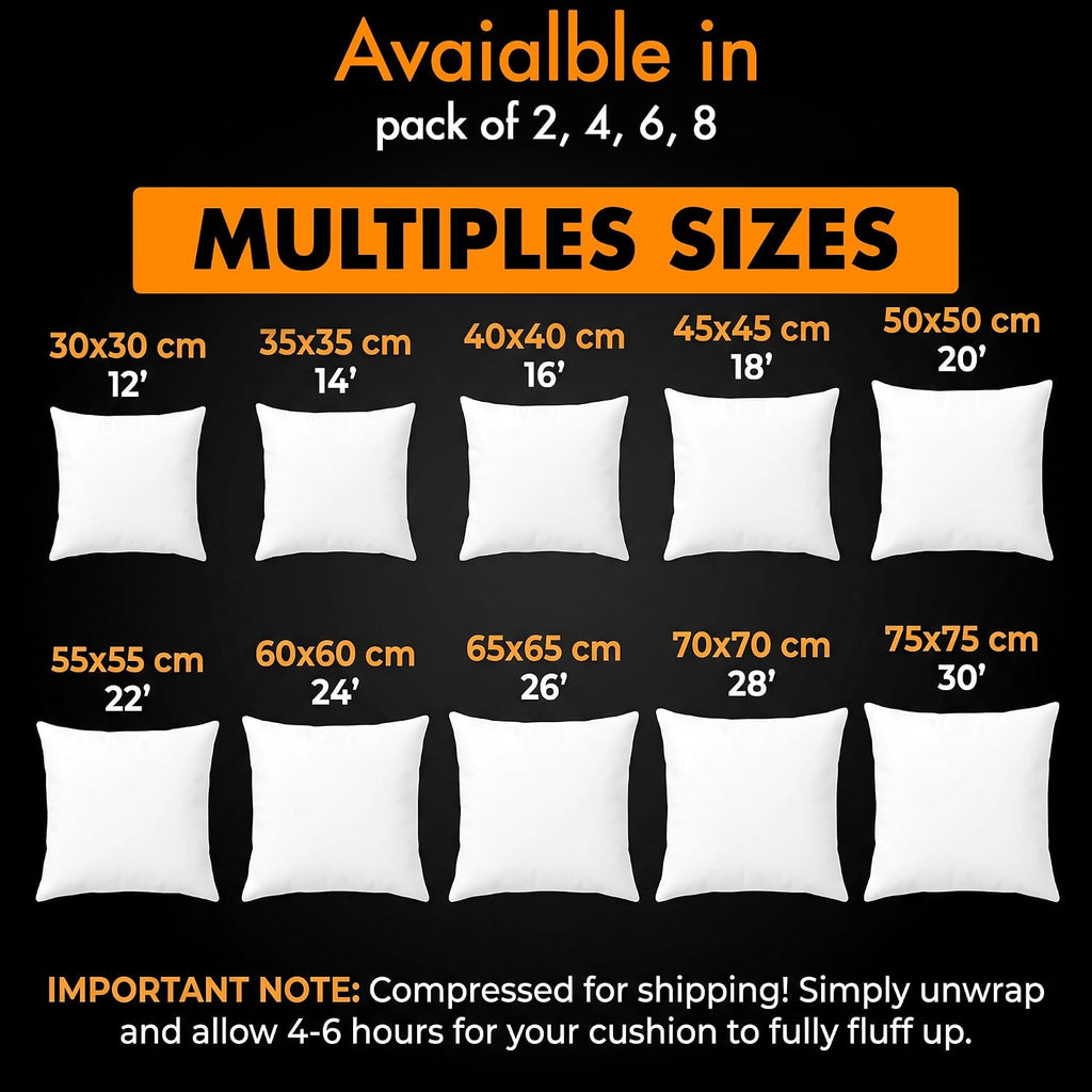 Hollowfibre Cushion Pads