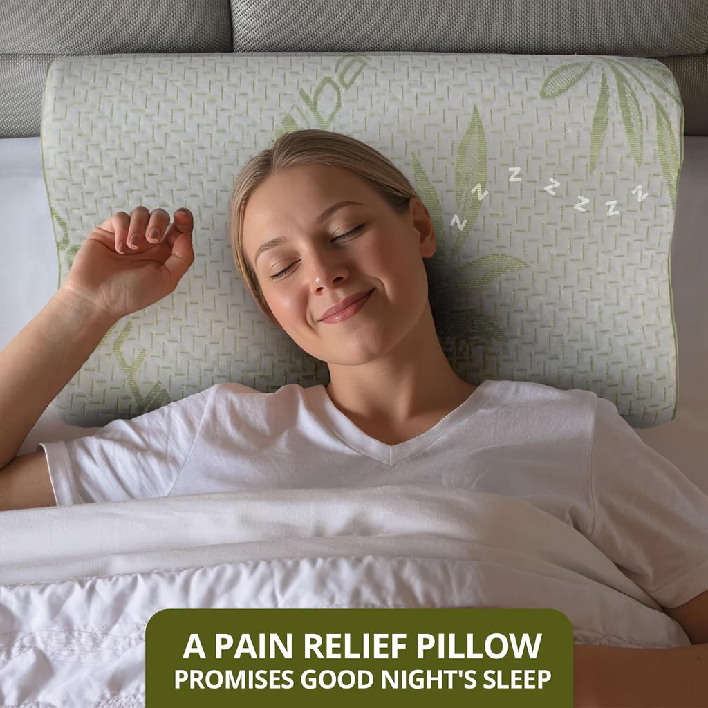 Bamboo Contour Memory Foam Pillow