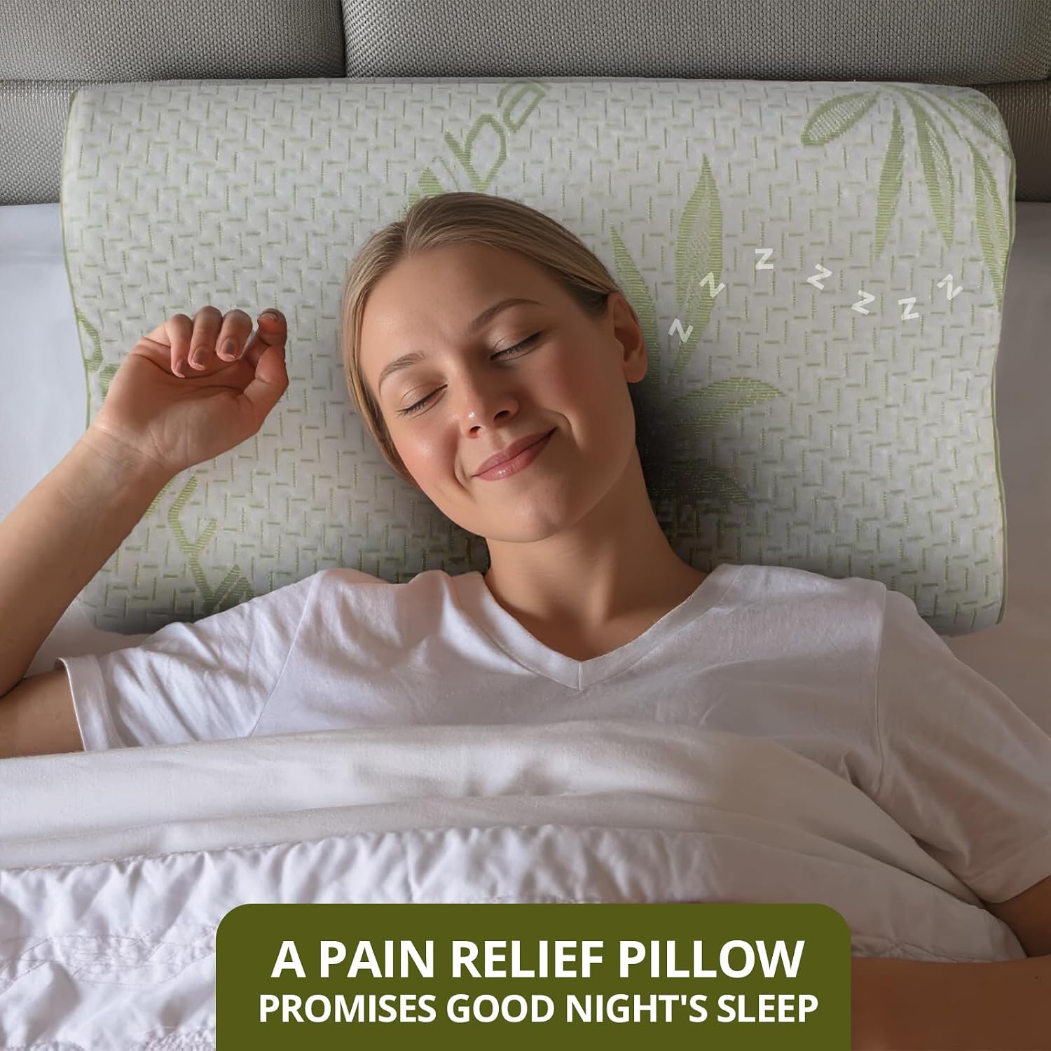 Bamboo Contour Memory Foam Pillow