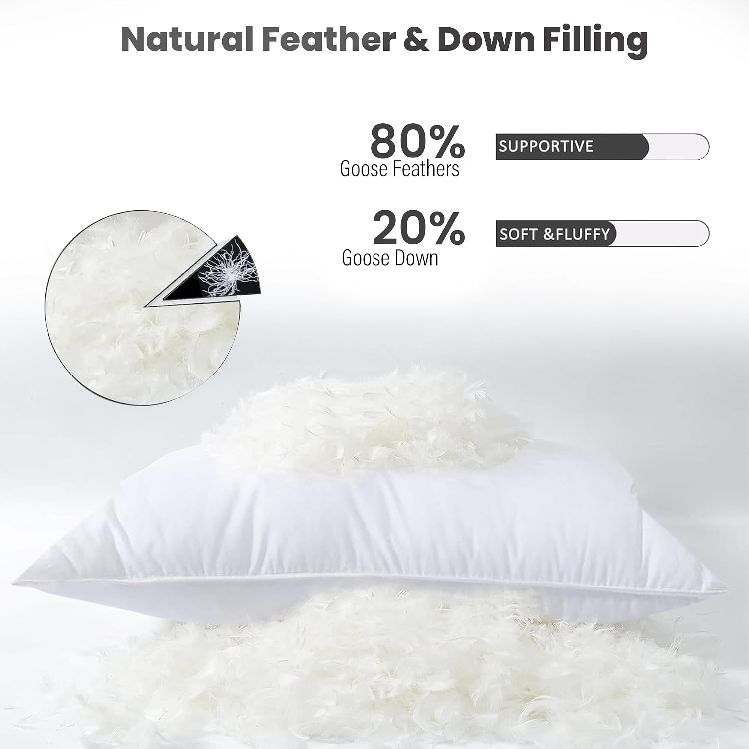 Goose Feather & Down Pillows