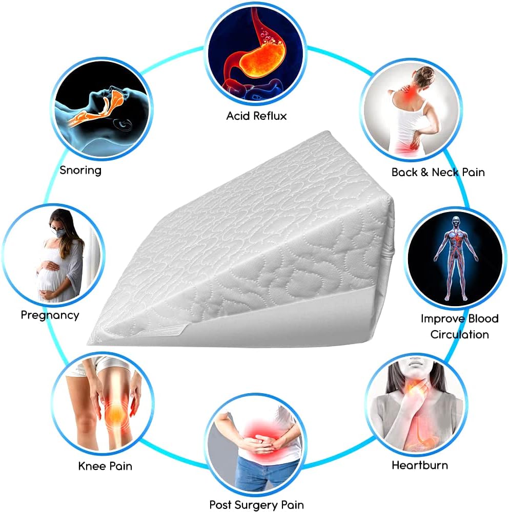 Acid Reflux Wedge Pillow For Back Support
