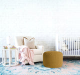 Oval Shape Foot Rest Stool Pouffe Footstools