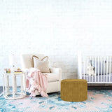 Oval Shape Foot Rest Stool Pouffe Footstools
