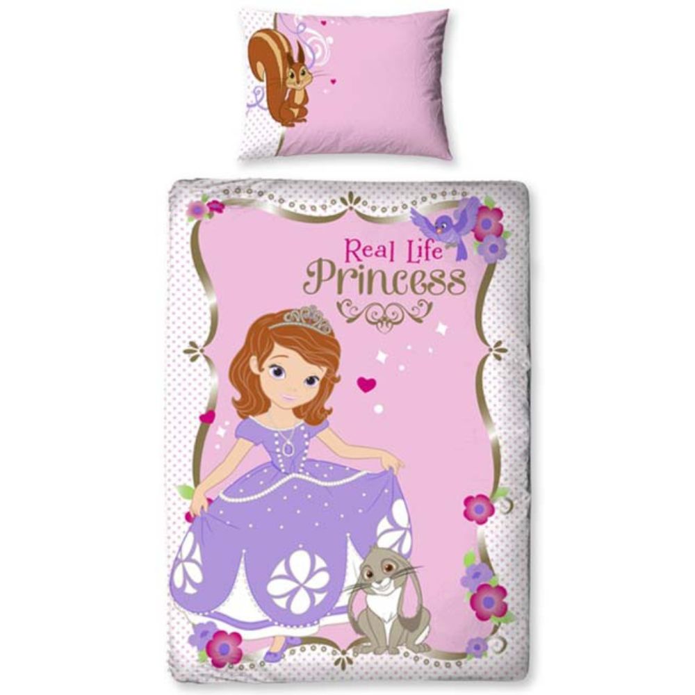 Disney Sofia Reversible Princess Single Duvet Set