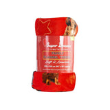Christmas A Weinerful Life Fleece Throw Blanket
