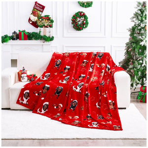 Buy Christmas A-Wienerful Life Fleece Throw Blanket – Best Price Online | Christmas Sale | iStyleMode