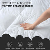 Goose Down Feather Mattress Topper 5cm Depth