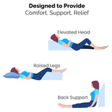 Leg Wedge Pillow For Back Support