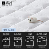 Goose Down Feather Mattress Topper 5cm Depth