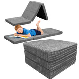 2 in 1 Fold Out Tri-fold Cord Cube Z Bed Mattress