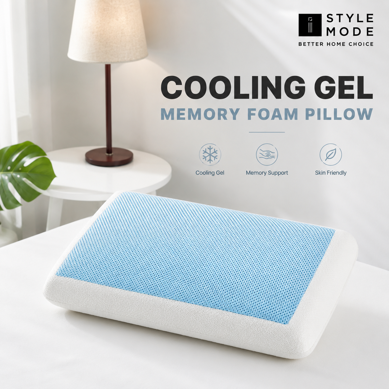 Cooling Gel Memory Foam Pillow