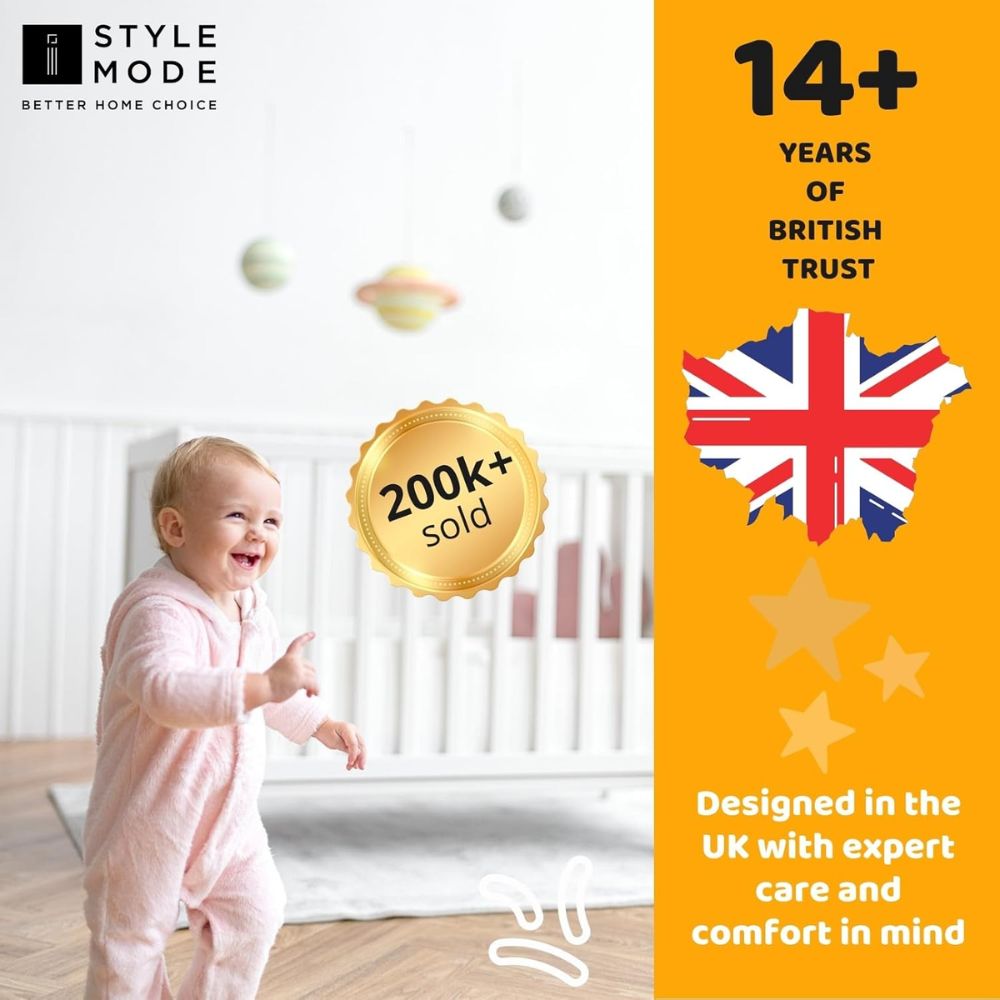 Quilted Waterproof Cot Bed Mattresses 140cm x 70cm