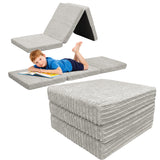 2 in 1 Fold Out Tri-fold Cord Cube Z Bed Mattress